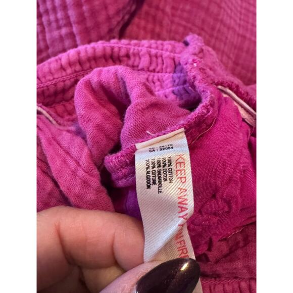 Anthropologie Bethany Berry Pink Jumpsuit Medium Anthro - Picture 11 of 11